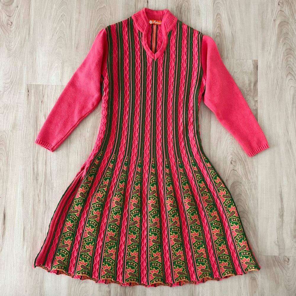 Rolexx Vintage Knit Sweater Dress